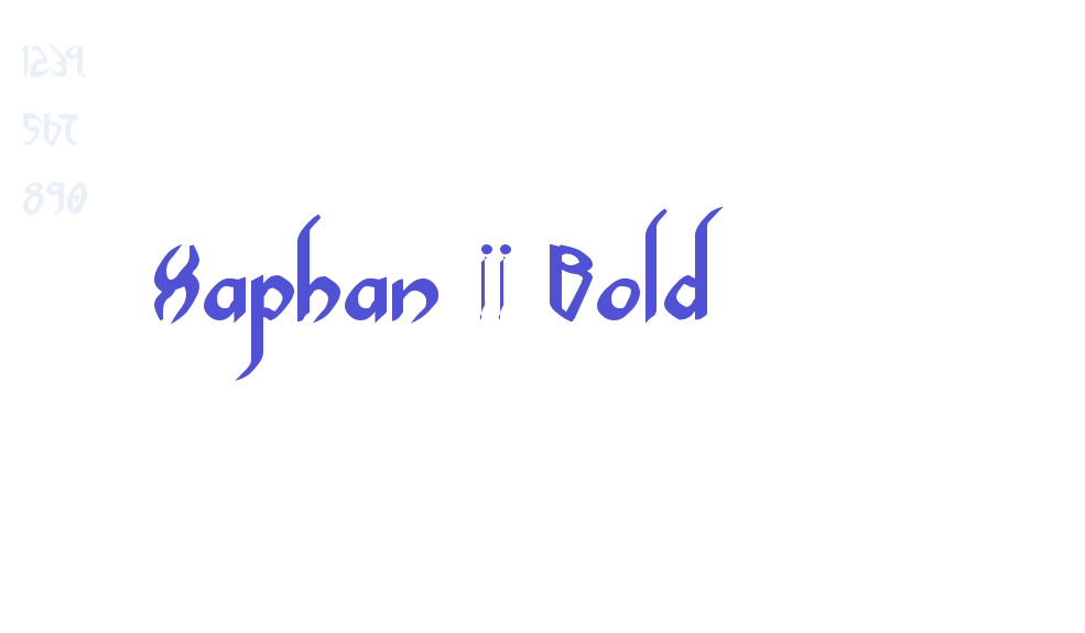 Xaphan II Bold-font-download