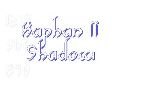 Xaphan II Shadow Font Download