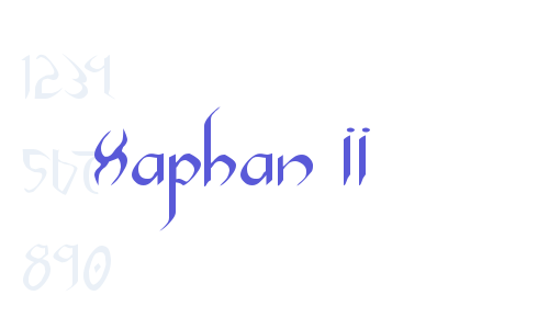 Xaphan II Font Download