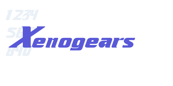 Xenogears font free