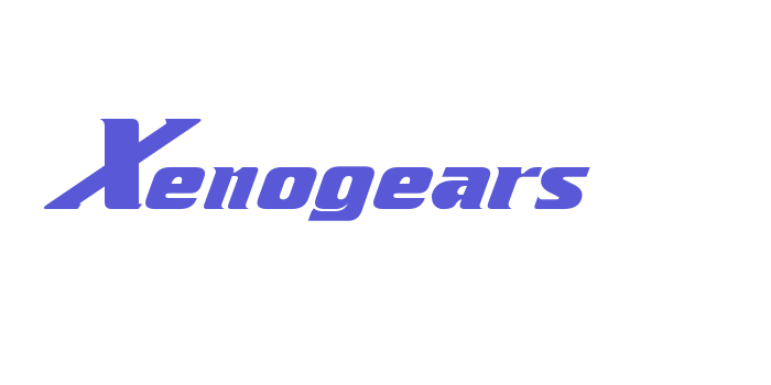 Xenogears Font Download