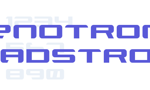 Xenotron Broadstroke Font Download