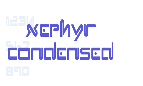 Xephyr Condensed Font Download