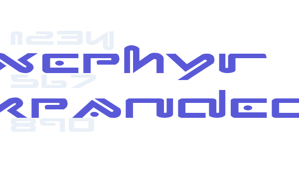 Xephyr Expanded Font