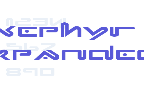 Xephyr Expanded Font Download