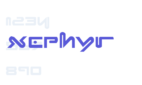 Xephyr Font Download