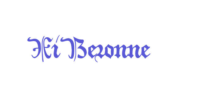 XiBeronne Font Download