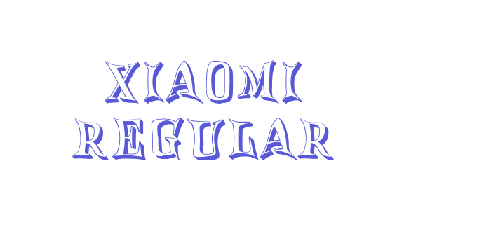 Xiaomi Regular Font Download