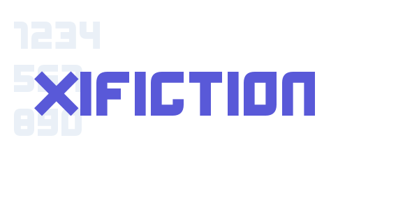 Xifiction font free