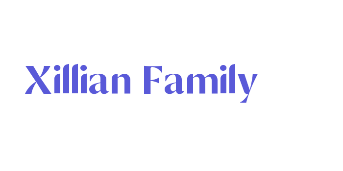 Xillian Family Font