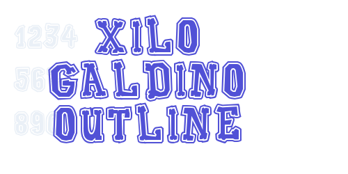 Xilo Galdino Outline-font-download