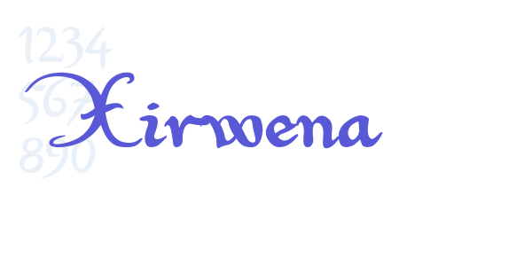 Xirwena font free