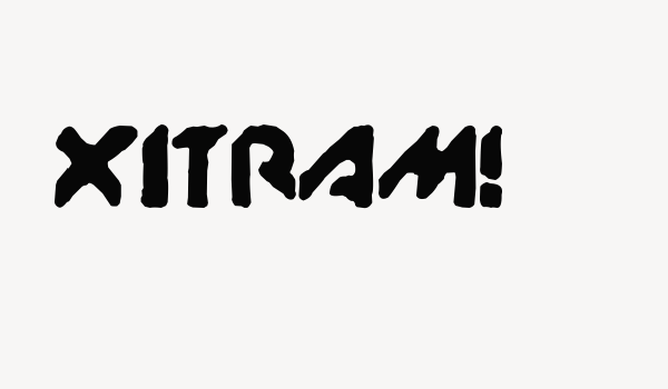 XitRAM! Font