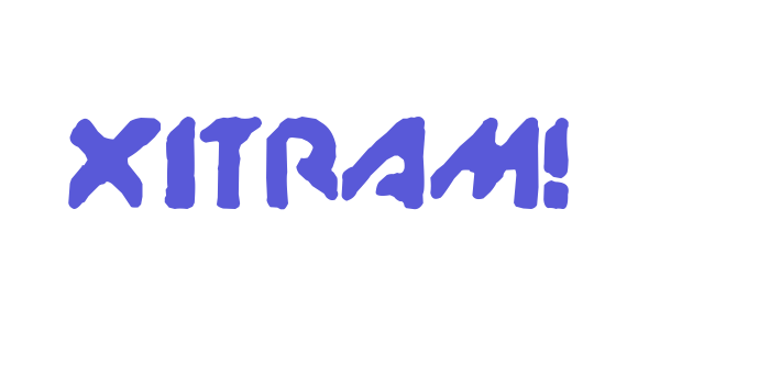 XitRAM! Font Download