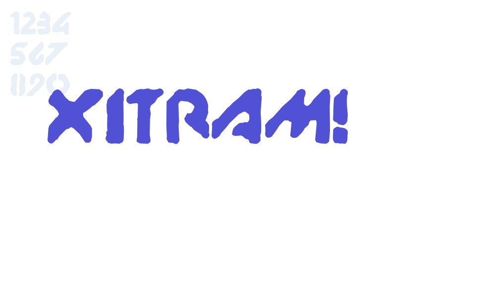 XitRAM!-font-download