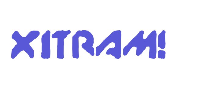 XitRAM! Font