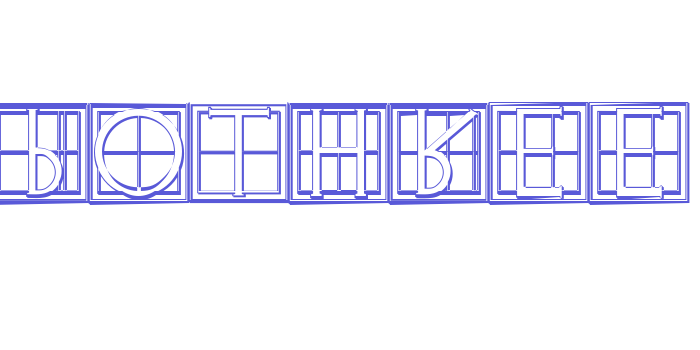 XperimentypoThree-C-Square Font