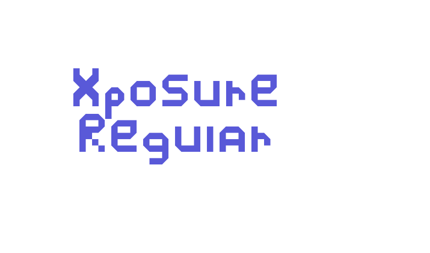 Xposure Regular Font