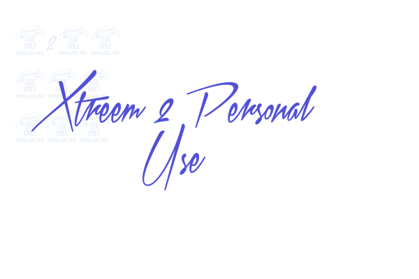 Xtreem 2 Personal Use Font Download