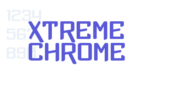 Xtreme Chrome font