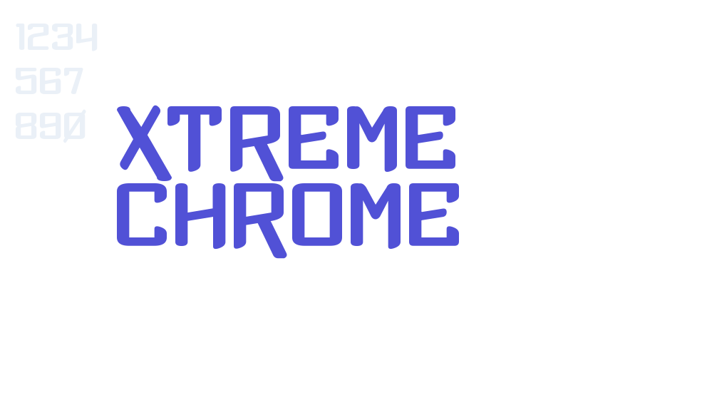 Xtreme Chrome-font-download