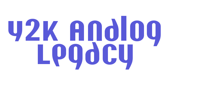 Y2K Analog Legacy Font Download