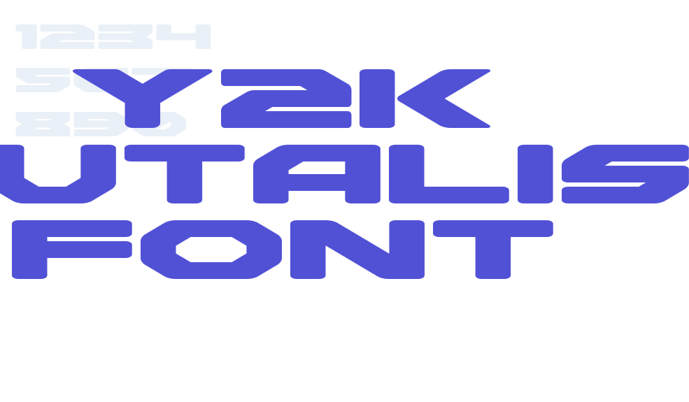 Y2K Brutalism Font-font-download