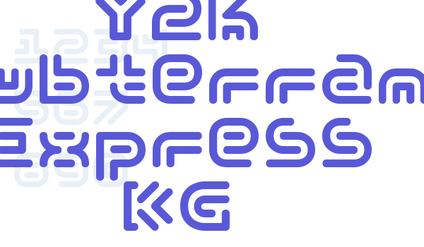 Y2k Subterran Express KG Font