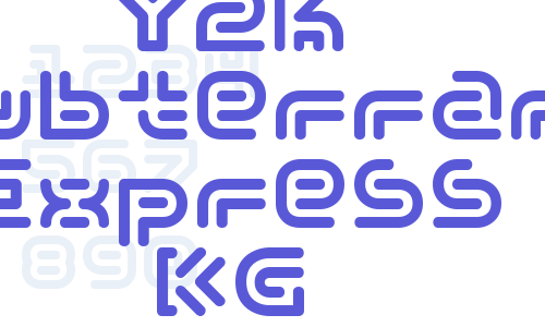 Y2k Subterran Express KG Font Download