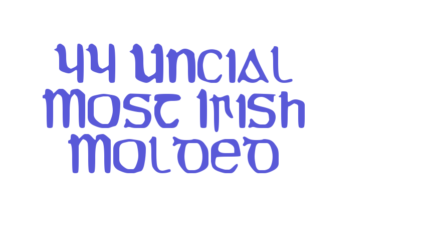 YY Uncial Most Irish Molded Font Download