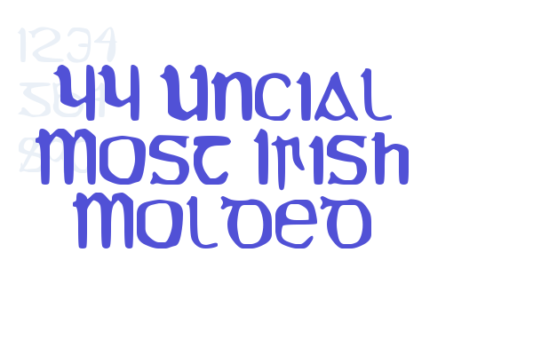 YY Uncial Most Irish Molded