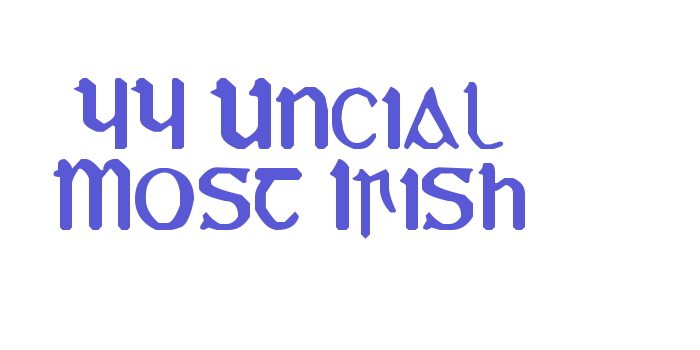 YY Uncial Most Irish Font Download