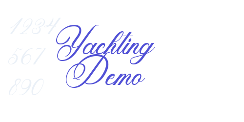 Yachting Demo-font-download