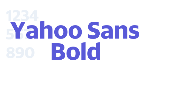 Yahoo Sans Bold font free