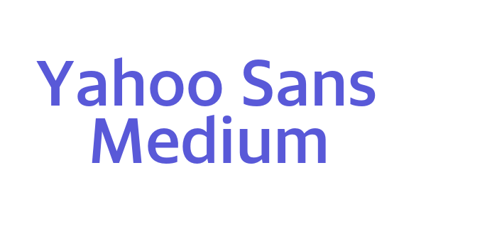 Yahoo Sans Medium Font Download