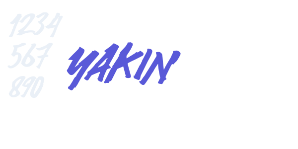 Yakin font free