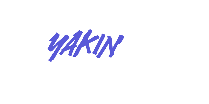 Yakin Font Download