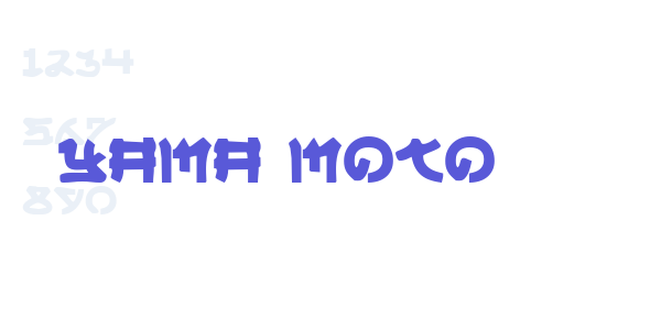 Yama Moto font free