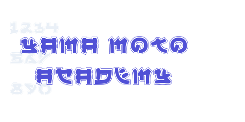 Yama Moto Academy-font-download