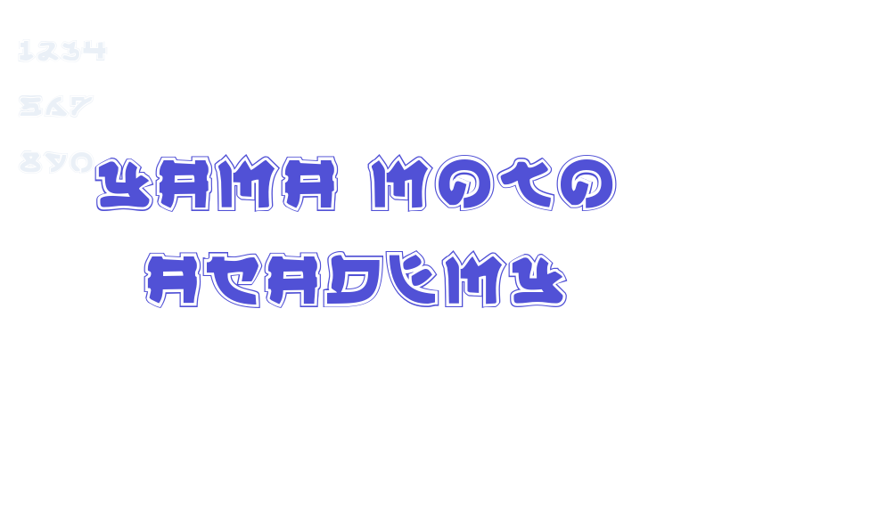 Yama Moto Academy-font-download