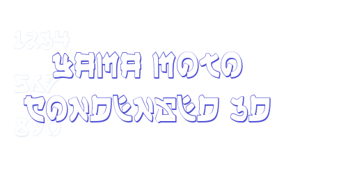Yama Moto Condensed 3D