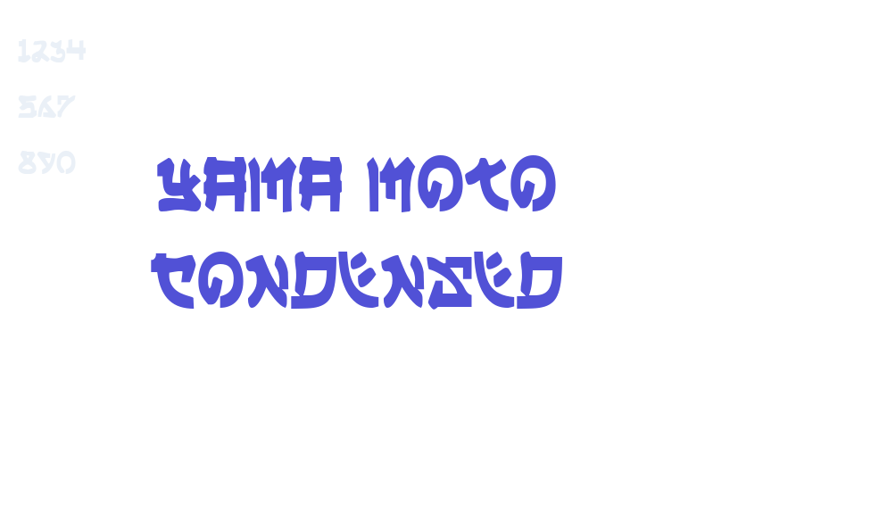 Yama Moto Condensed-font-download