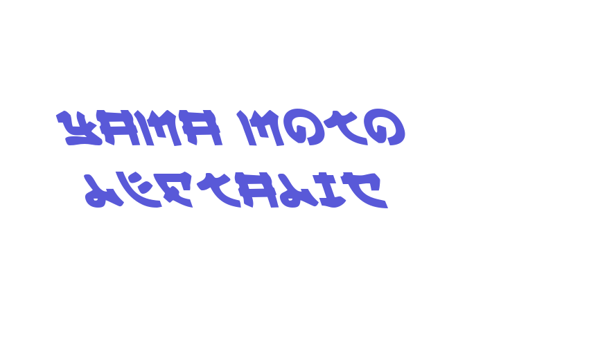 Yama Moto Leftalic Font Download