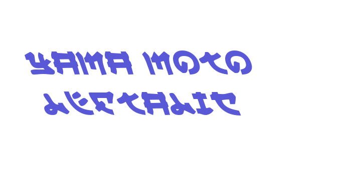 Yama Moto Leftalic Font Download