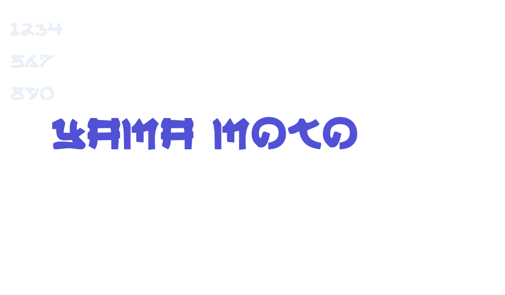 Yama Moto-font-download