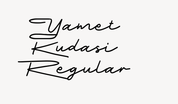 Yamet Kudasi Regular Font