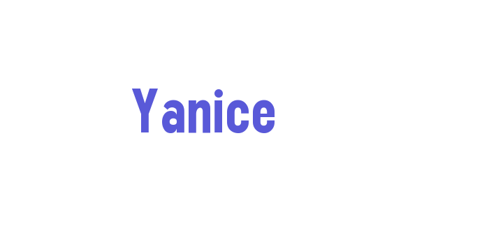 Yanice Font Download