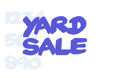 Yard Sale Font Download