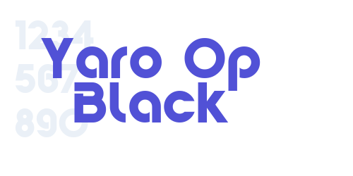 Yaro Op Black-font-download
