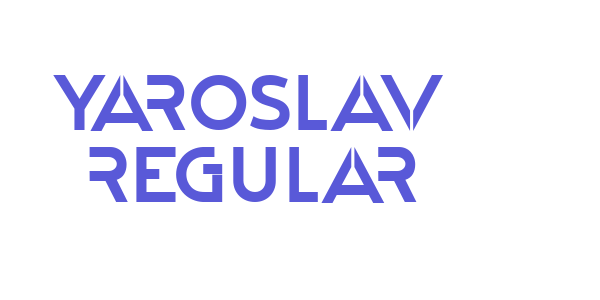 Yaroslav Regular font free